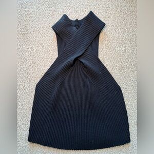 Crossover Knit Crop Top